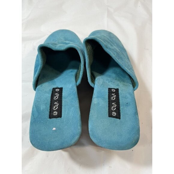 Vintage CHA CHA  Wood Carved Wedge clog Womens Size 6.5 - Picture 6 of 11